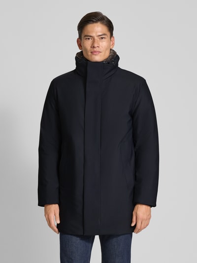 Strellson Regular Fit Parka mit abnehmbarem Kunstfellkragen Black 4