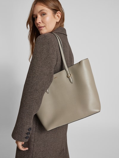 BOSS Handtasche mit Tragehenkel Modell 'Alyce' Taupe 1