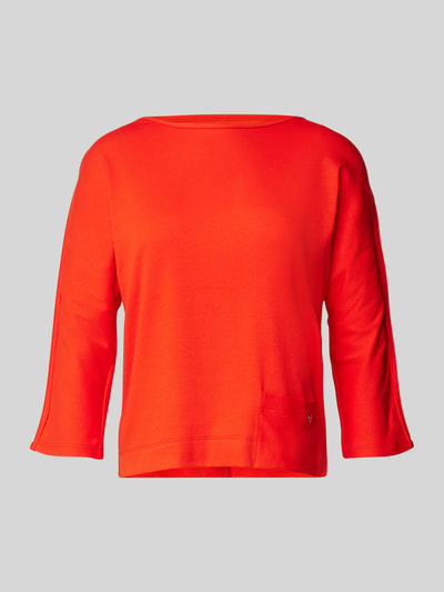 Marc Cain T-shirt met 3/4-mouwen Rood - 2