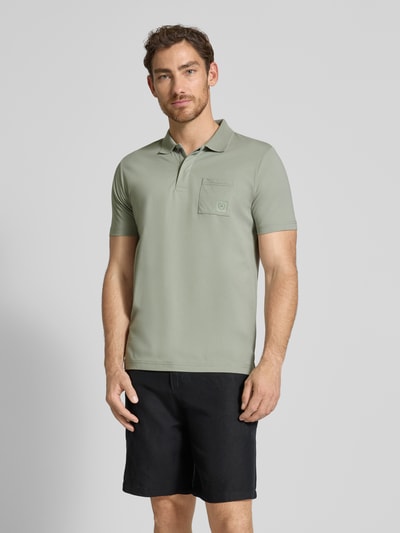 Lerros Regular Fit Poloshirt mit Brusttasche Lind 4