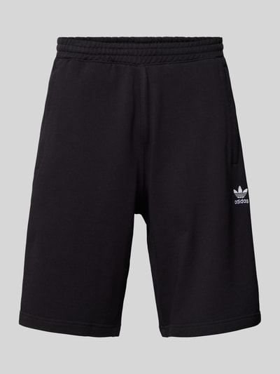 adidas Originals Regular Fit Sweatshorts mit Label-Stitching Modell 'ESSENTIAL' Black 2