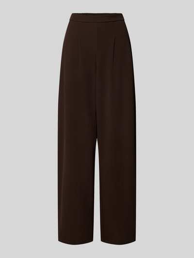 ONLY Hose mit Bügelfalten und Eingrifftaschen Dunkelbraun 1