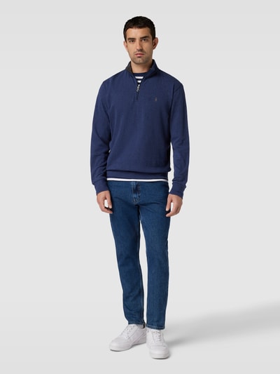 Polo Ralph Lauren Sweatshirt mit Stehkragen und Reißverschluss Marine 1