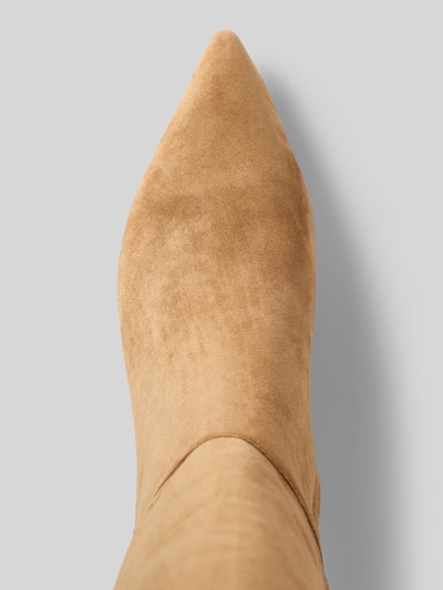 Lauren Ralph Lauren Laarzen van echt leer met naaldhak, model 'Mckay' Zand - 3