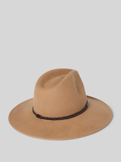 Barbour Fedora van puur wolvilt Camel - 3