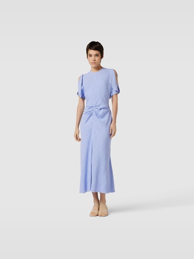 Victoria Beckham Maxikleid aus reiner Viskose Flieder 4