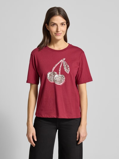 Marc Cain T-Shirt mit Motiv-Print Kirsche 4