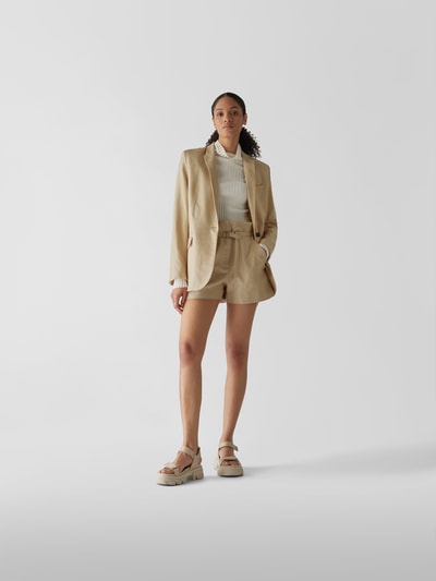 Iro Blazer mit Strukturmuster Camel 1