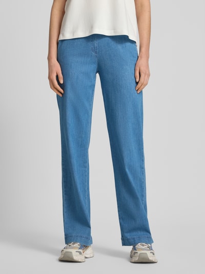 Raphaela By Brax Flared Jeans aus Baumwoll-Mix Modell 'PAM' Blau 4