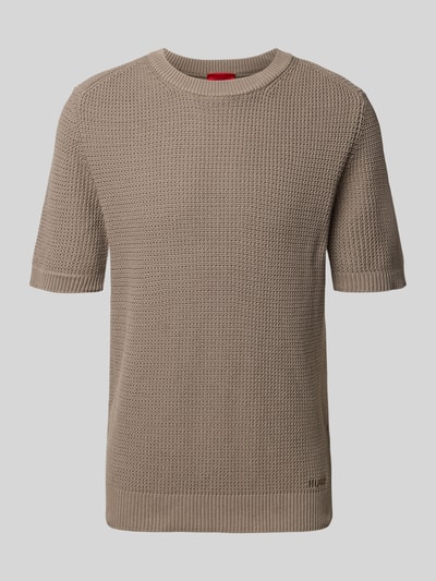 HUGO Regular Fit T-Shirt aus reiner Baumwolle Modell 'SAFFON' Hellbraun 2