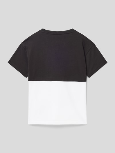 Puma T-shirt w stylu Colour Blocking model ‘POWER’ Czarny 3