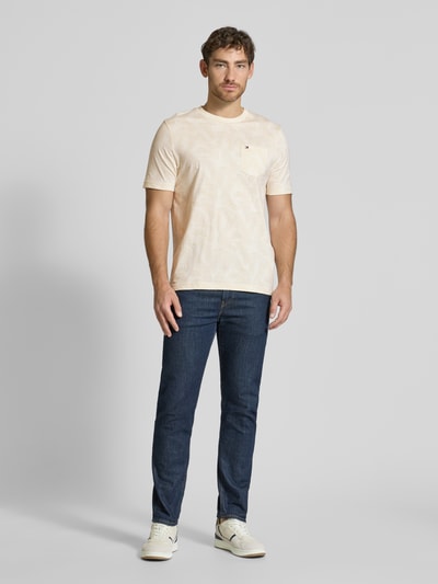 Tommy Hilfiger Regular Fit T-Shirt aus reiner Baumwolle Offwhite 1