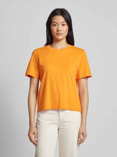 s.Oliver RED LABEL T-Shirt mit Seitenschlitzen Orange 4