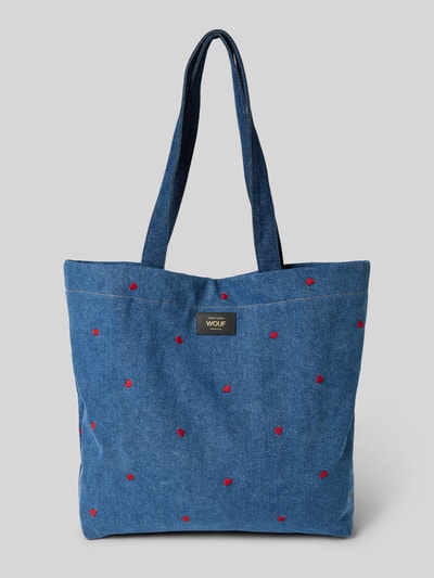 WOUF Handtasche in Denim-Optik Jeansblau 2