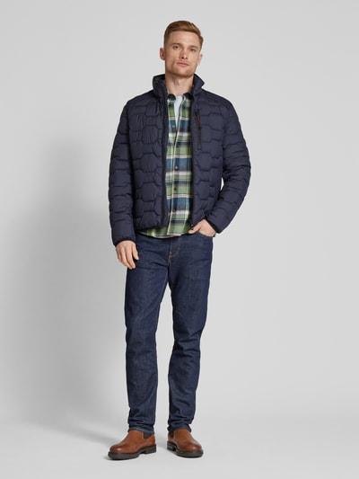 Tom Tailor Regular Fit Steppjacke mit Stehkragen Marine 1