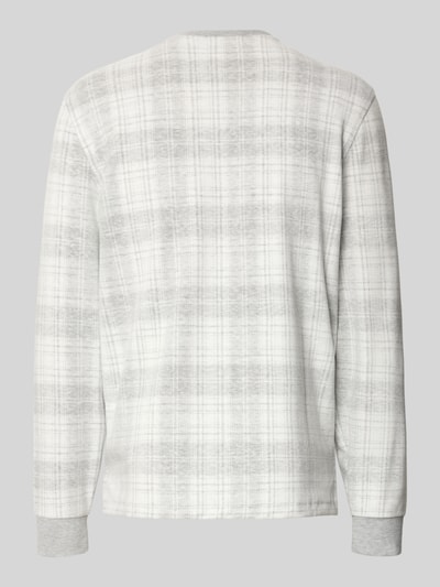 Polo Ralph Lauren Underwear Pyjama-Oberteil mit Knopfleiste und Label-Stitching Hellgrau 3