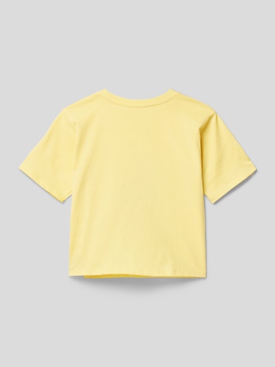 Polo Ralph Lauren Teens T-shirt met ronde hals Lichtgeel - 3