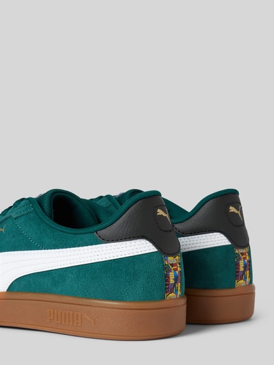 Puma Leren sneakers met labeldetails, model 'Smash 3.0' Groen - 2