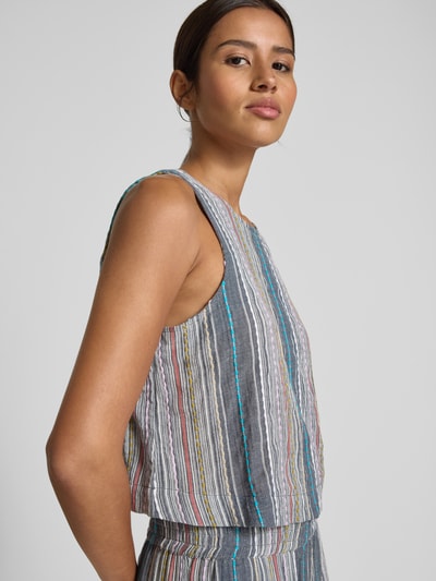 JAKE*S STUDIO WOMAN Top bluzkowy o kroju regular fit z okrągłym dekoltem Lodowy błękitny 3