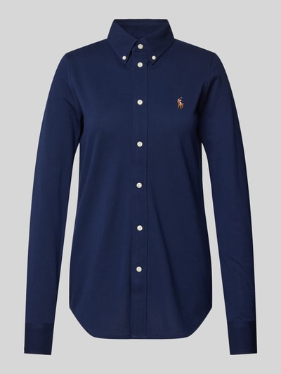 Polo Ralph Lauren Hemdbluse mit Button-Down-Kragen Marine 1