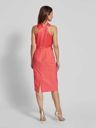 BOSS Knielanges Kleid im Stufen-Look Modell 'Datinar' Pink 5