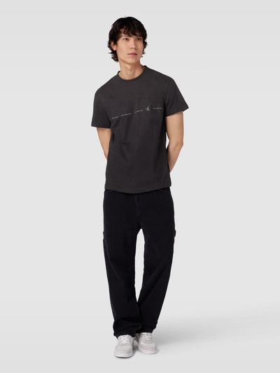 Calvin Klein Jeans T-Shirt mit Logo-Print Black 1