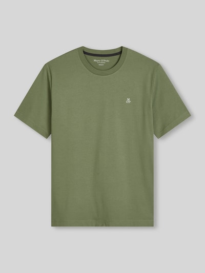 Marc O'Polo Regular Fit T-Shirt aus reiner Baumwolle Gruen 2
