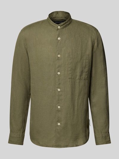 Marc O'Polo Koszula casualowa o kroju regular fit z czystego lnu Oliwkowy 2
