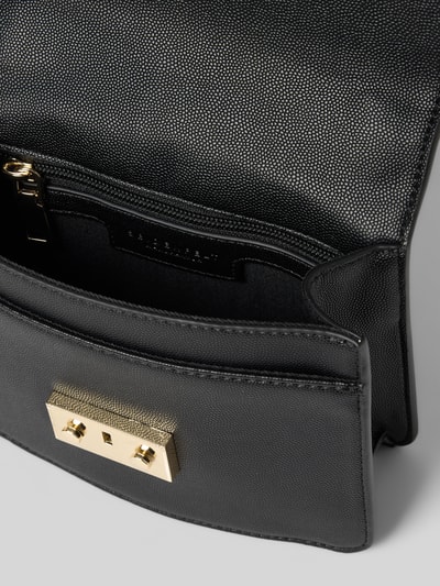 Seidenfelt Tasche mit Strukturmuster Modell 'Roros' Black 4
