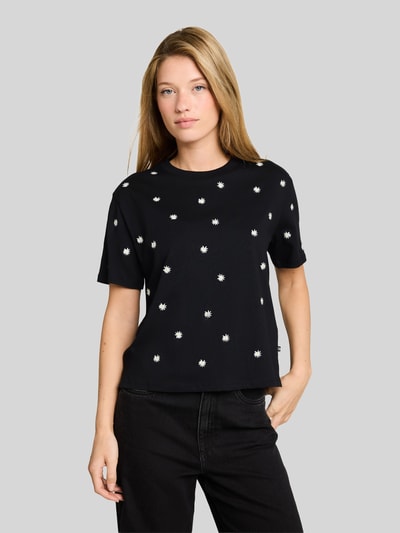 Tom Tailor Denim Boxy Fit T-Shirt aus reiner Baumwolle ' Black 4