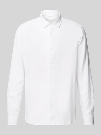 Knowledge Cotton Apparel Vrijetijdsoverhemd met knoopsluiting Offwhite - 2