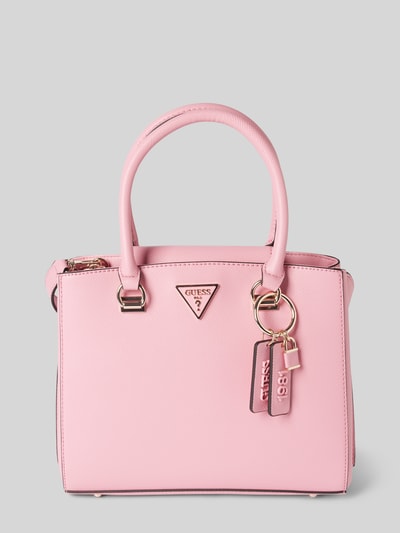 Guess Tote Bag mit Label-Anhänger Modell 'NOELLE' Pink 2