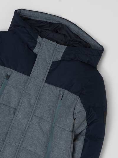 Jack & Jones Steppjacke in Two-Tone-Machart Marine 2