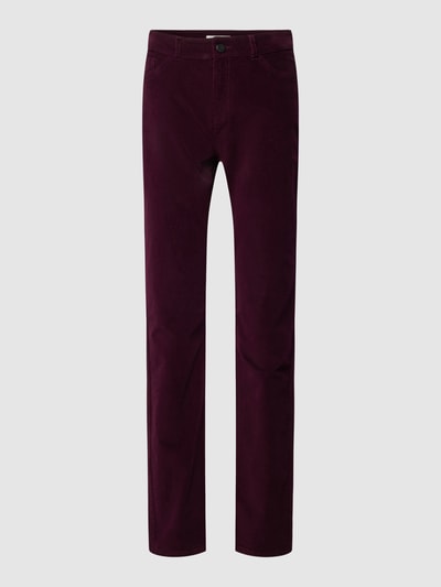 Christian Berg Woman Broek met knoop- en ritssluiting Prune - 2