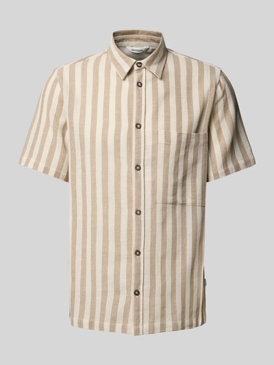 GABBA Freizeithemd mit Knopfleiste Modell 'Sven' Beige 2