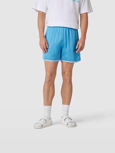 Blue Sky Inn Shorts mit Kontraststreifen Hellblau 4