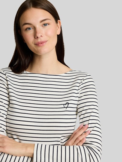 Tom Tailor Regular Fit Langarmshirt aus Baumwoll-Mix Marine 3