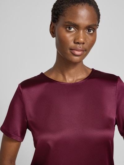 Christian Berg Woman Selection Regular fit blouseshirt met ronde hals Prune - 3