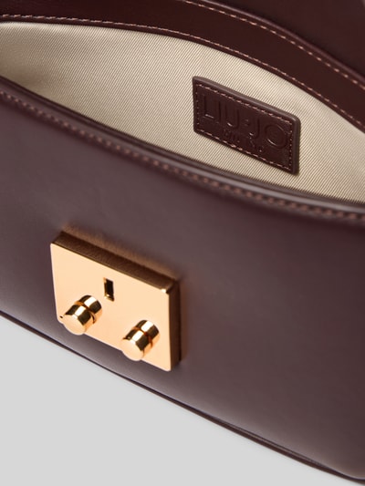 Liu Jo White Handtasche mit Klickverschluss Modell 'ADIVA' Bordeaux 4