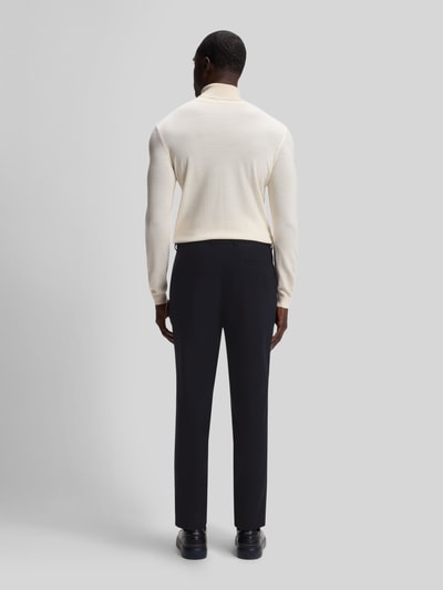 BOSS Regular Waist Business-Hose aus Wolle mit Tunnelzug Marine 5