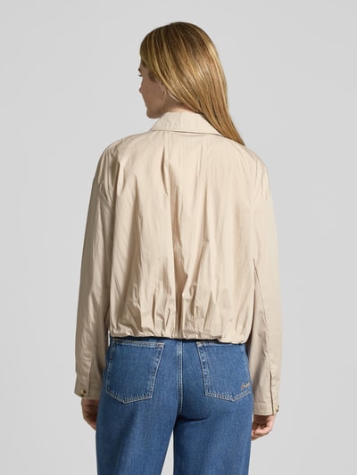 Jake*s Collection Cropped Jacke mit Eingrifftaschen Ecru 5