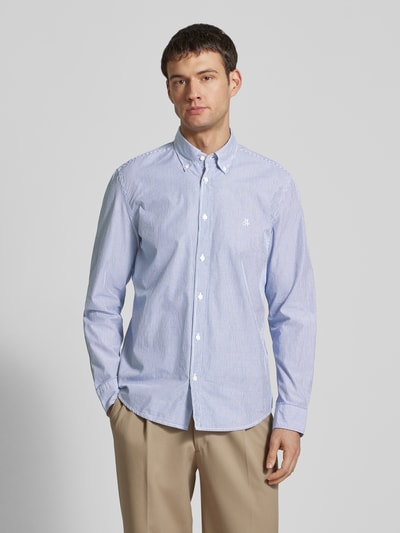 Marc O'Polo Regular Fit Freizeithemd aus Baumwoll-Popeline Blau 4