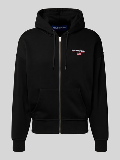 Polo Ralph Lauren Sweatjacke mit Label-Stitching Black 2