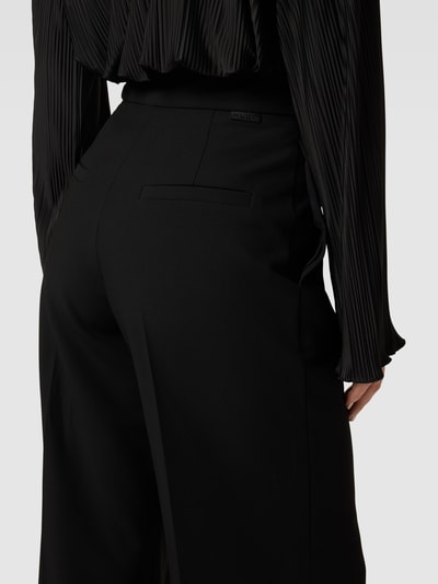 HUGO Pantalon met persplooien, model 'Himia' Zwart - 3