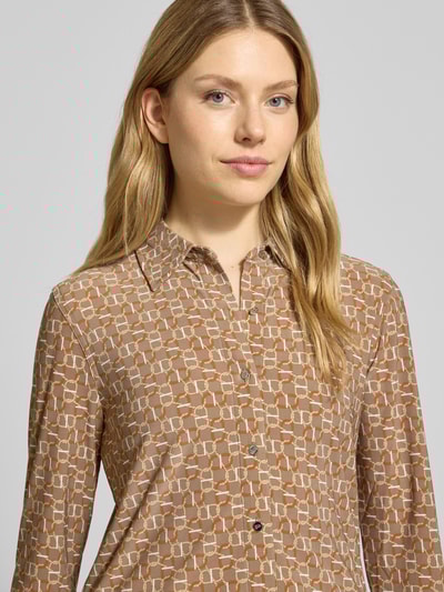 Lauren Ralph Lauren Slim Fit Bluse mit Knopfleiste Modell 'DAQUANE' Beige 3