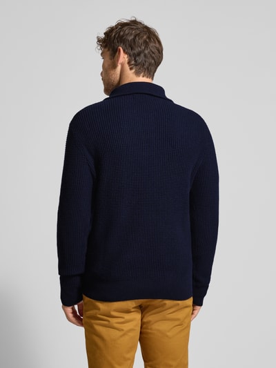 Polo Ralph Lauren Gebreide pullover met schipperskraag en labelstitching Marineblauw - 5