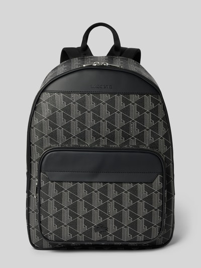 Lacoste Rucksack mit Allover-Logo-Print Modell 'Monogram' Black 2