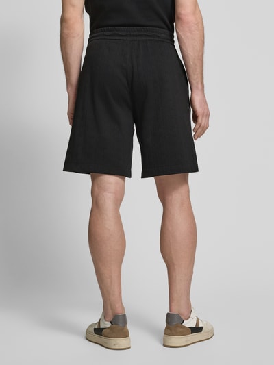 CK Calvin Klein Regular fit sweatshorts met labeldetail Zwart - 5