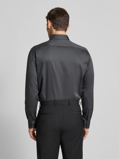 OLYMP Koszula biznesowa o kroju modern fit z kołnierzykiem typu kent model ‘NEW KENT’ Srebrny 5