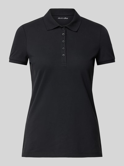 Christian Berg Woman Poloshirt met korte knoopsluiting Zwart - 2